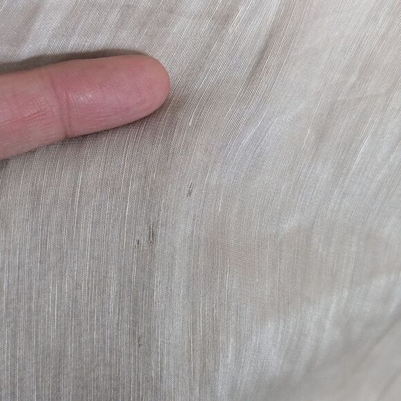 Robert Rodriguez Silk Linen Sleeveless Trapeze Mini Dress Black Cream 6 - Picture 9 of 9